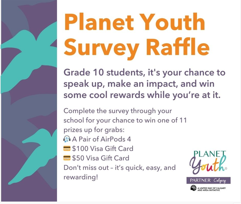 Planet Youth Survey Raffle
