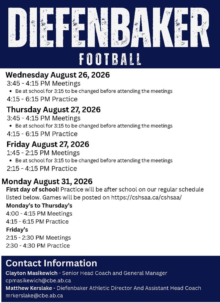 JGDFootball Camp Dates