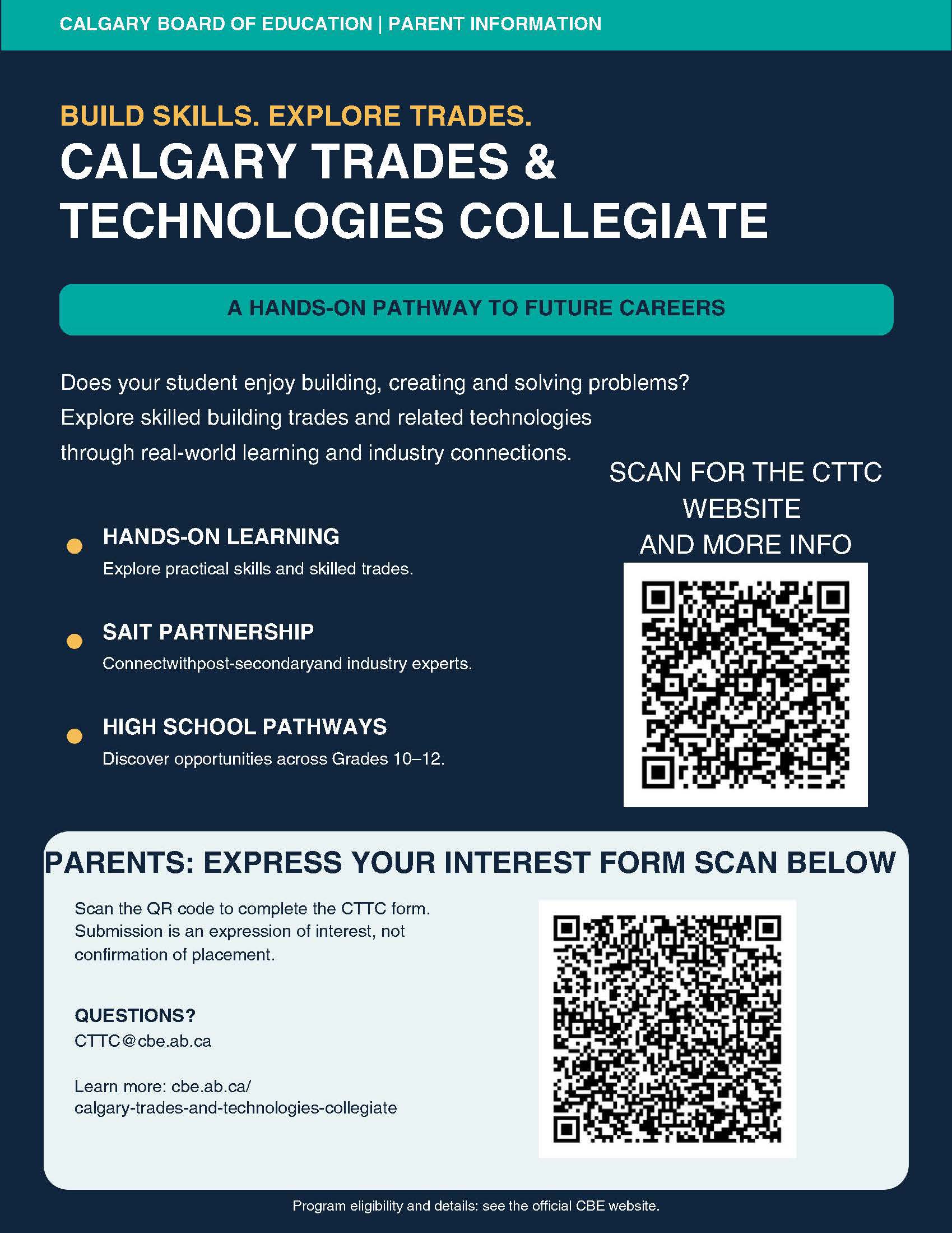 Calgary Trades Poster